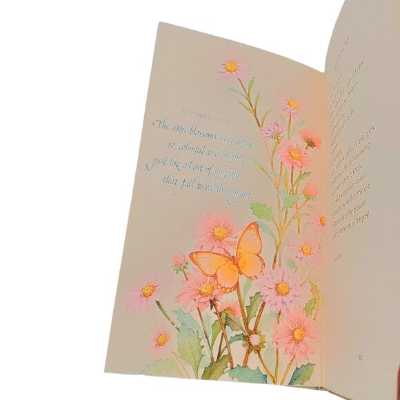 A Birthday Remembrance 1978 Hallmark Gift HC Dust Jacket USA Illustrated Vtg - Picture 9 of 11